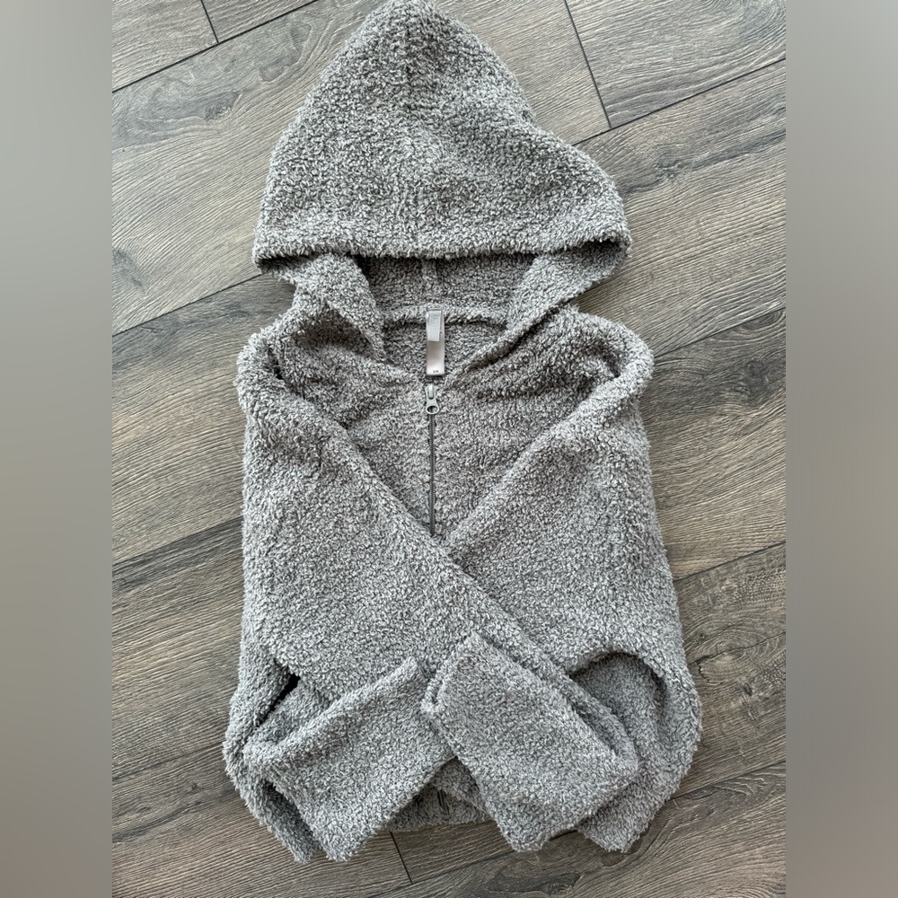 Skims Cozy Knit Zip Up Hoodie